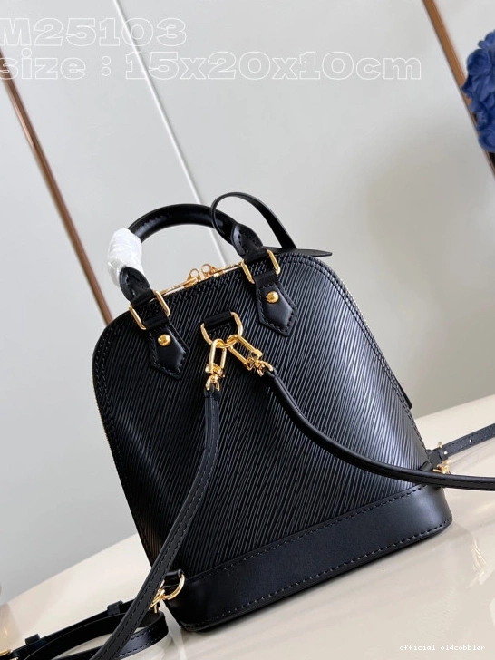 Official oldcobbler backpack-15*20*10cm NANO ALMA VUITTON LOUIS 0809